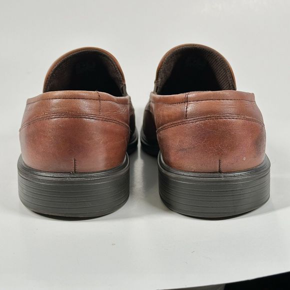 Ecco Johannesburg Venetian Loafer Men’s Size 8 Brown Leather Shoes Slip On main image 5